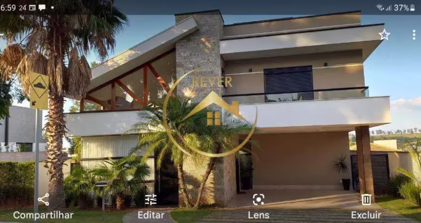 Sobrado à venda em campinas, alphaville dom pedro, com 4 suítes, com 465 m²