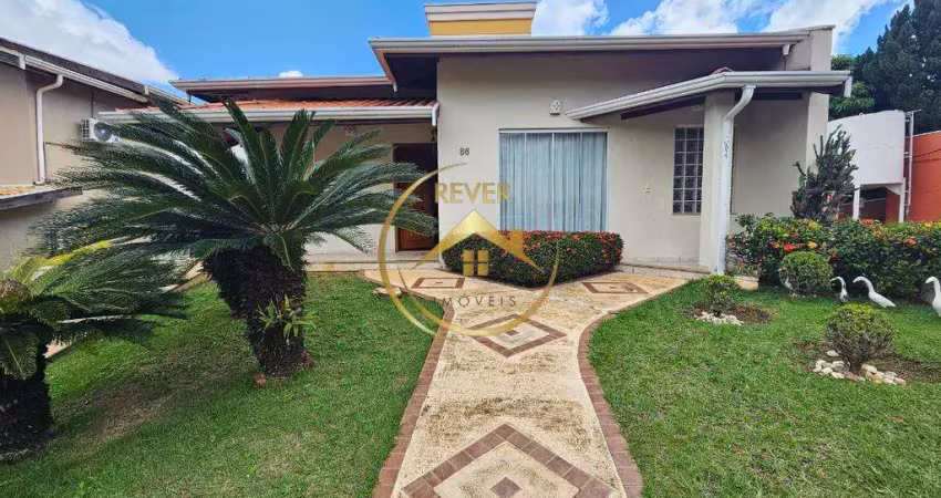 Casa à venda em campinas, parque prado, com 3 quartos, com 209 m², condomínio chácara prado