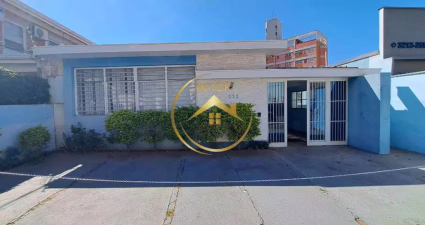 Casa para alugar em campinas, vila itapura, com 3 quartos, com 250 m²