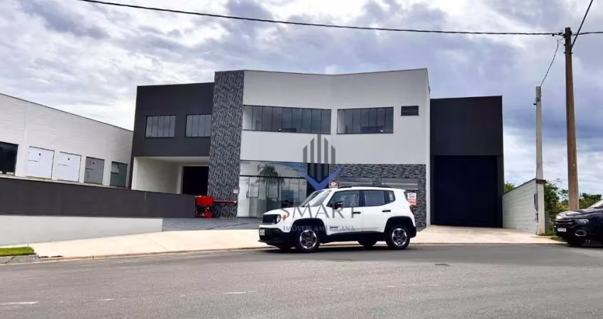 Galpão, 1770 m² - venda por r$ 6.200.000,00 ou aluguel por r$ 30.420,00/mês - parque industrial experts - nova odessa/sp