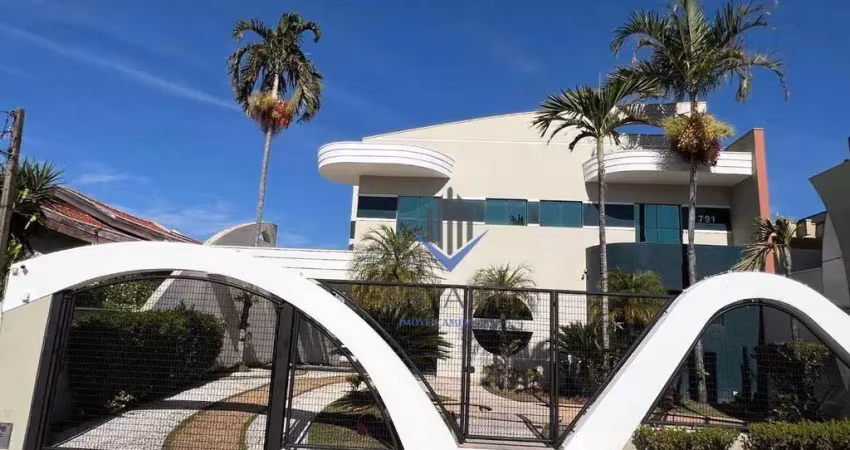 Casa para alugar, 390 m² por r$ 8.385/mês - jardim bela vista - americana/sp