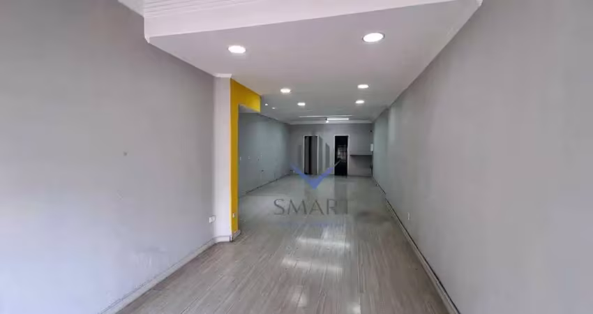 Salão para alugar, 77 m² por r$ 1.893,15/mês - centro - americana/sp