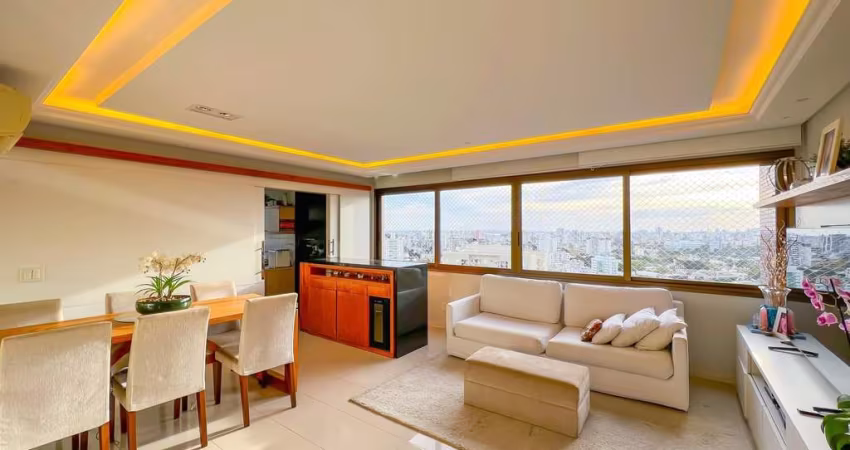 Apartamento em Petrópolis com vista incrível para o pôr do sol