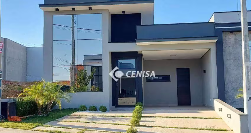 Casa com 3 suítes à venda, 146 m² - condomínio park gran reserve - indaiatuba/sp