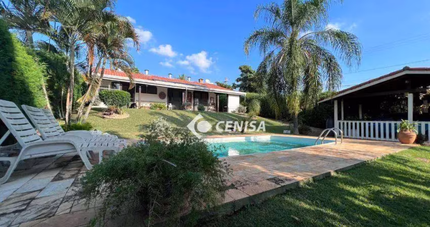 Chácara com 3 dormitórios à venda, 1120 m² por r$ 1.700.000 - condomínio terras de itaici - indaiatuba/sp