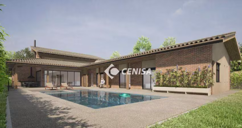 Casa com 4 suítes à venda, 417 m² - condomínio terras de itaici - indaiatuba/sp