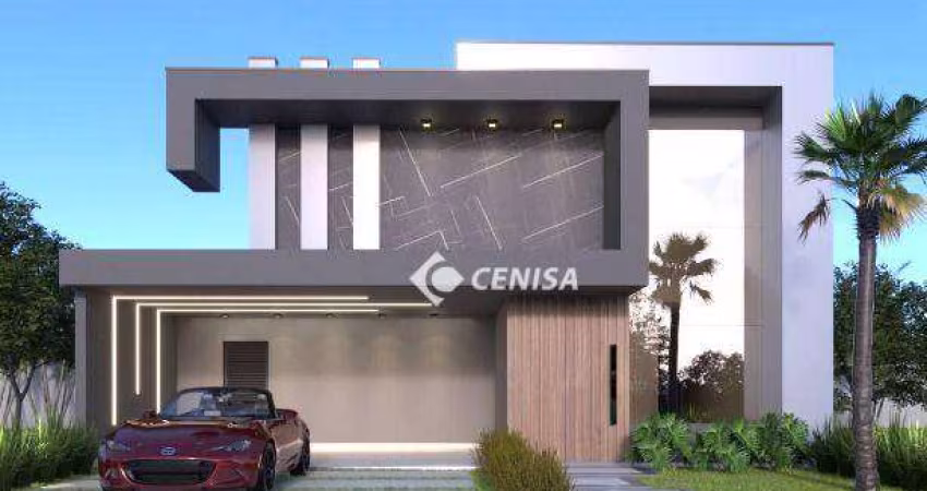 Casa com 3 suítes à venda, 217 m²  - Condomínio Evidências - Indaiatuba/SP