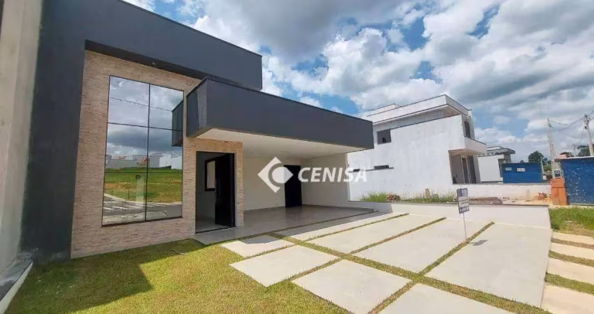 Casa com 3 suítes à venda, 175 m² - condomínio park gran reserve - indaiatuba/sp