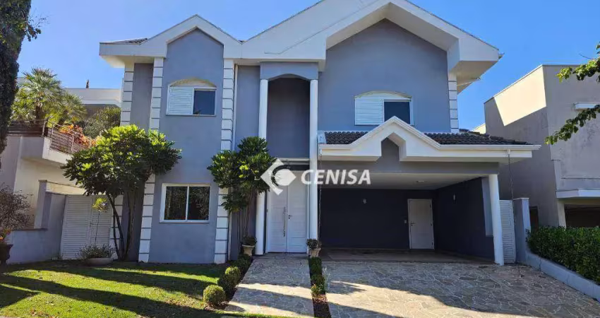 Casa com 6 quartos para alugar, 405 m² - condomínio santa clara - indaiatuba/sp