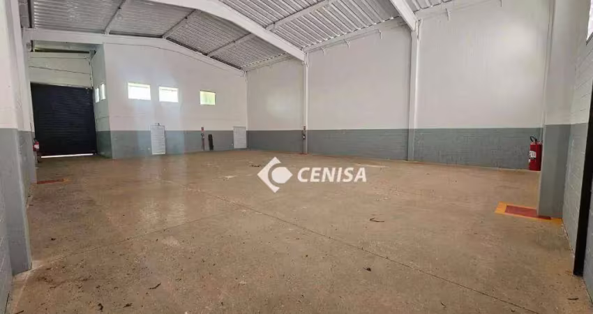 Galpão para alugar, 500 m² - loteamento comercial bortoletto - indaiatuba/sp