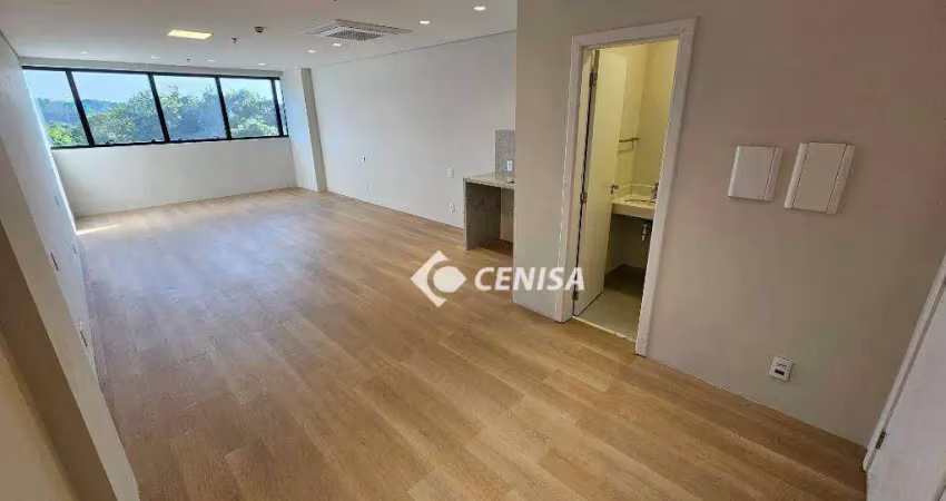 Sala para alugar, 46 m² - condomínio sky towers office - indaiatuba/sp