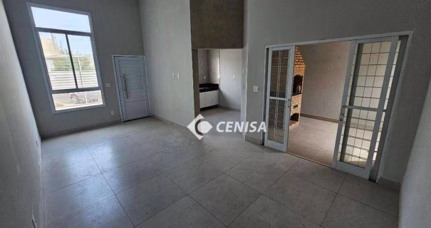 Casa com 3 quartos, 120 m² - venda por R$ 690.000 ou aluguel por R$ 4.090/mês - Jardim Moriyama - Indaiatuba/SP