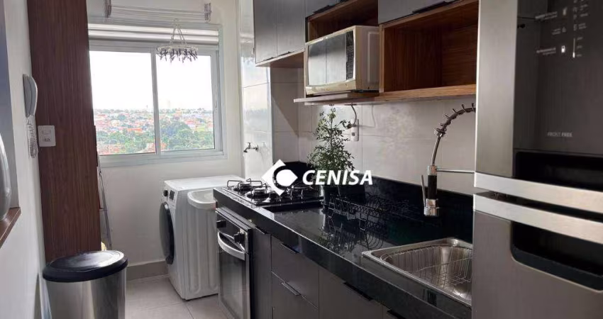 Apartamento com 2 quartos para alugar, 51 m² por R$ 3.687/mês - Vila Inglesa - Indaiatuba/SP