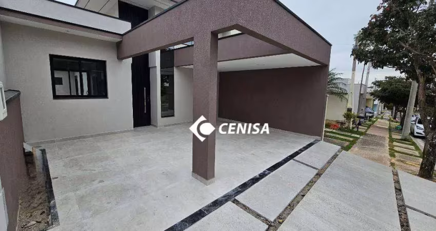 Casa com 3 quartos à venda, 105 m² - condomínio montreal - indaiatuba/sp