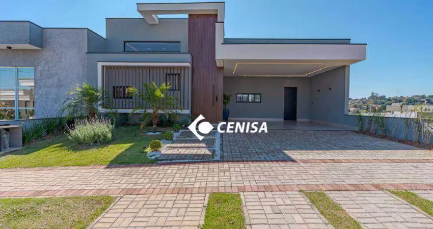 Casa com 3 dormitórios à venda, 178 m² por r$ 1.895.000 - condomínio laguna - indaiatuba/sp