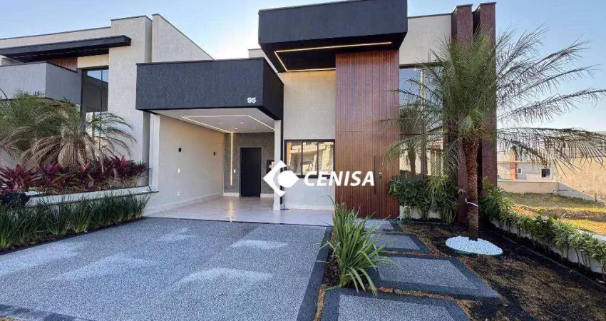Casa com 3 quartos à venda, 139 m² - condominio mantova - indaiatuba/sp