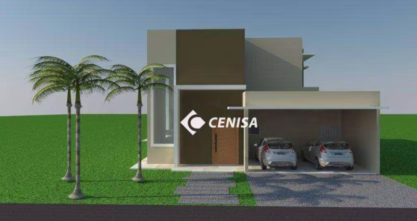 Casa com 3 dormitórios à venda, 270 m² por R$ 1.690.000,00 - Condomínio Vila Inglesa - Indaiatuba/SP