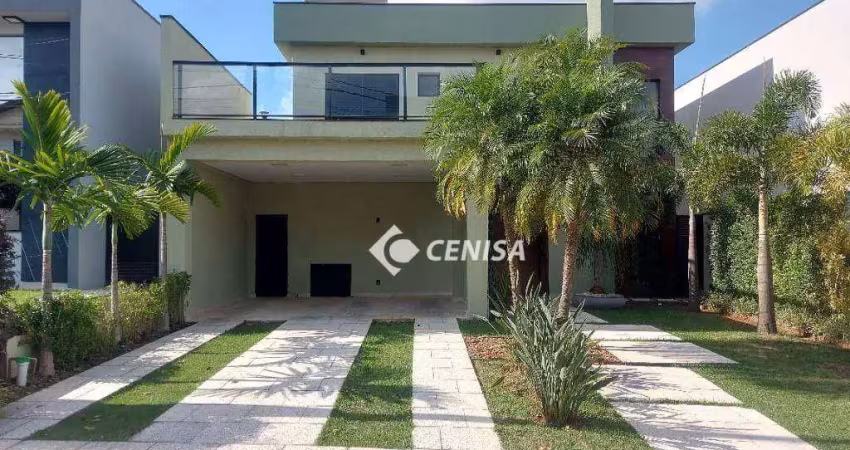 Casa com 3 suítes, 284 m² - venda ou aluguel - Condomínio Alto de Itaici - Indaiatuba/SP