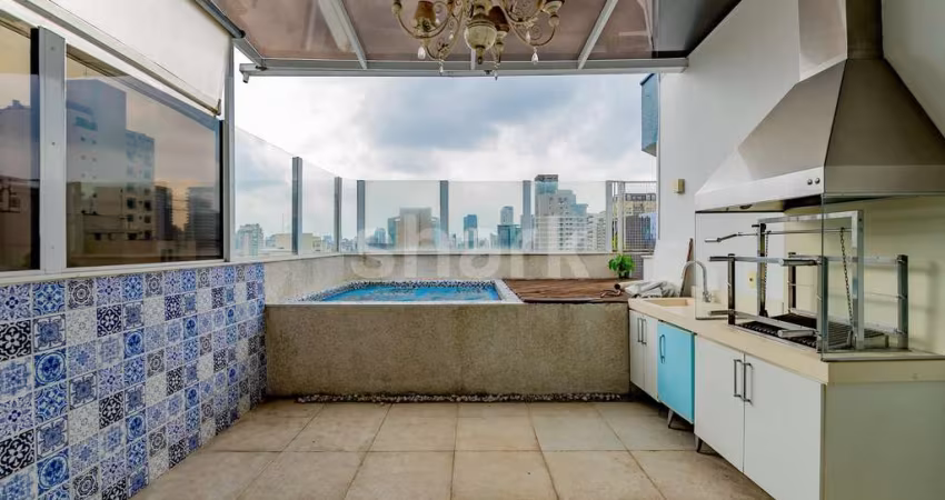 Cobertura duplex para venda por R$ 4.600.000,00 ou locação por R$ 25.000,00/mês na Vila Nova Concei