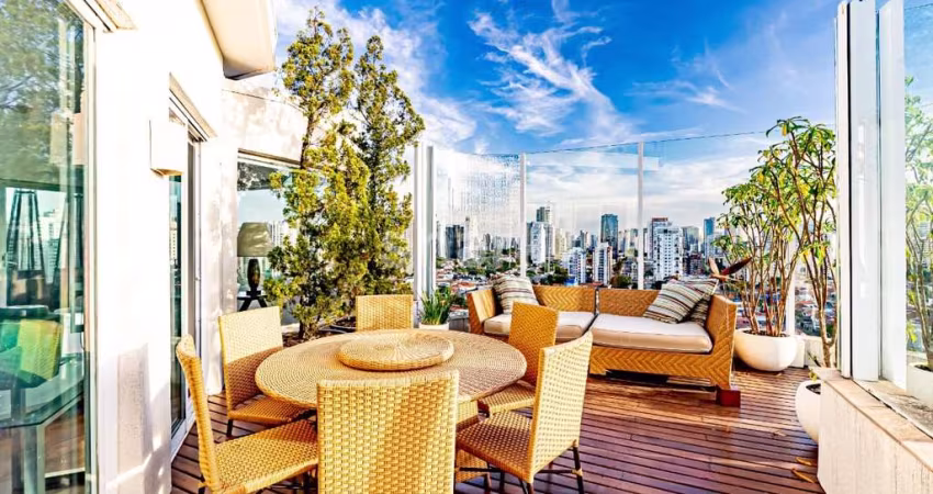 Cobertura à venda ou locação por R$ 8.200.000,00 ou R$ 42.500,00/mês em Brooklin Novo, São Paulo-SP