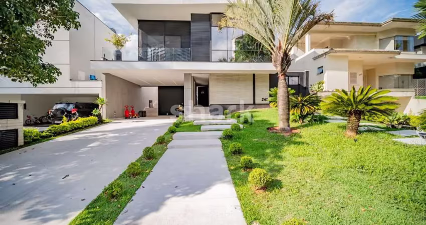 Casa em condomínio a venda por r$ 4.500.000,00 em alphaville, santana de parnaíba-sp