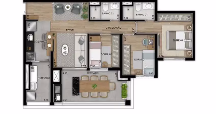 Apartamento para venda em são paulo, vila aricanduva, 3 dormitórios, 1 suíte, 2 banheiros, 1 vaga