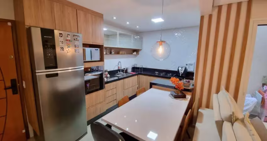 Apartamento para venda em santo andré, vila valparaíso, 2 dormitórios, 1 suíte, 2 banheiros, 1 vaga