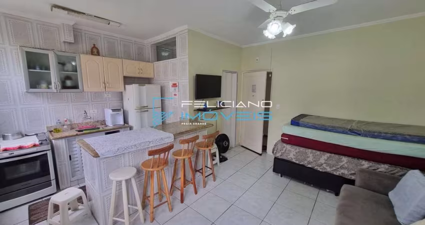Kitnet com 1 quarto, Boqueirão, Praia Grande - R$ 210 mil, Cod: 4862