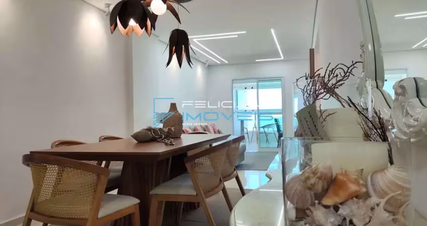 Apartamento com 3 quartos, balneário maracanã, praia grande - r$ 1.65 mi, cod: 5305
