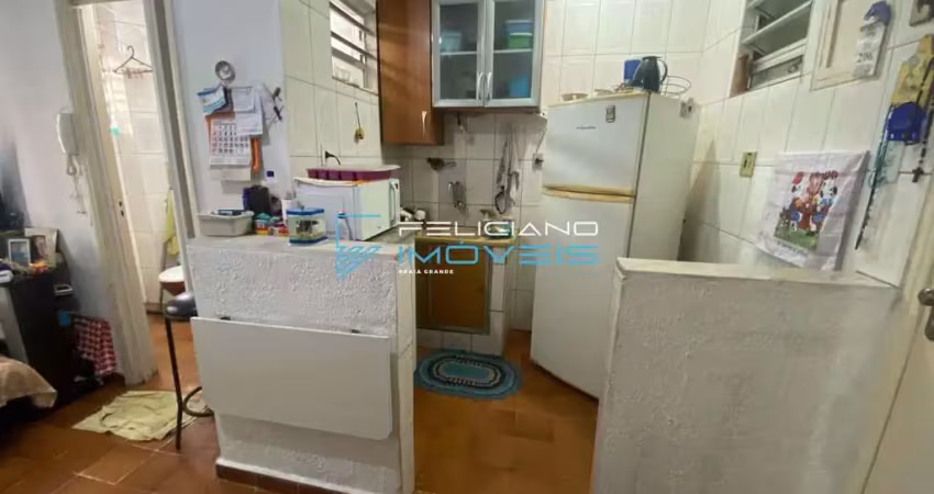 Kitnet com 1 quarto, guilhermina, praia grande - r$ 180 mil, cod: 5660