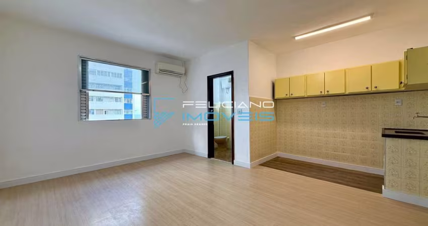 Kitnet com 1 quarto, Boqueirão, Praia Grande - R$ 180 mil, Cod: 5781