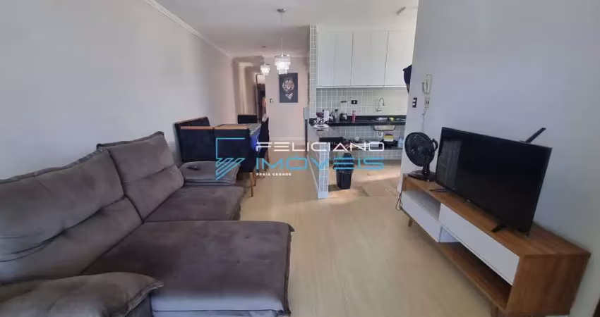Apartamento com 3 quartos, balneário maracanã, praia grande - r$ 600 mil, cod: 5975