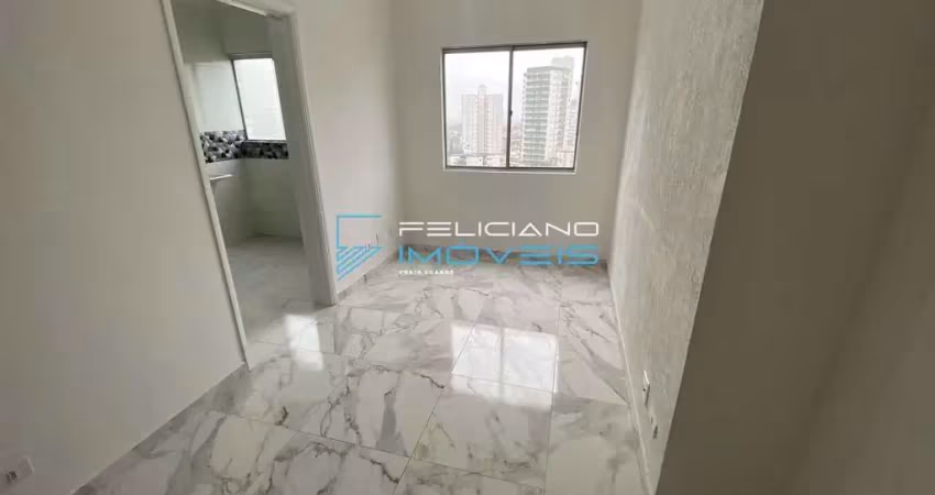 Apartamento com 1 quarto, guilhermina, praia grande - r$ 284 mil, cod: 6055