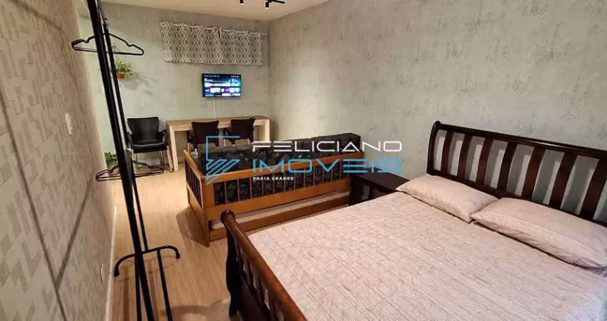 Kitnet com 1 quarto, canto do forte, praia grande - r$ 260 mil, cod: 5767