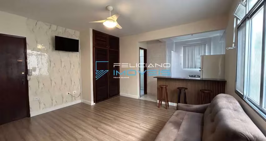 Kitnet com 1 quarto, canto do forte, praia grande, cod: 6102