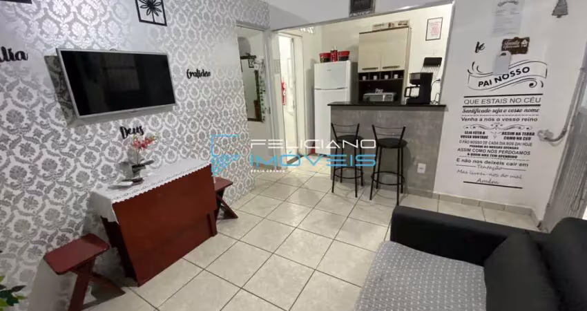 Kitnet com 1 quarto, canto do forte, praia grande - r$ 225 mil, cod: 6394