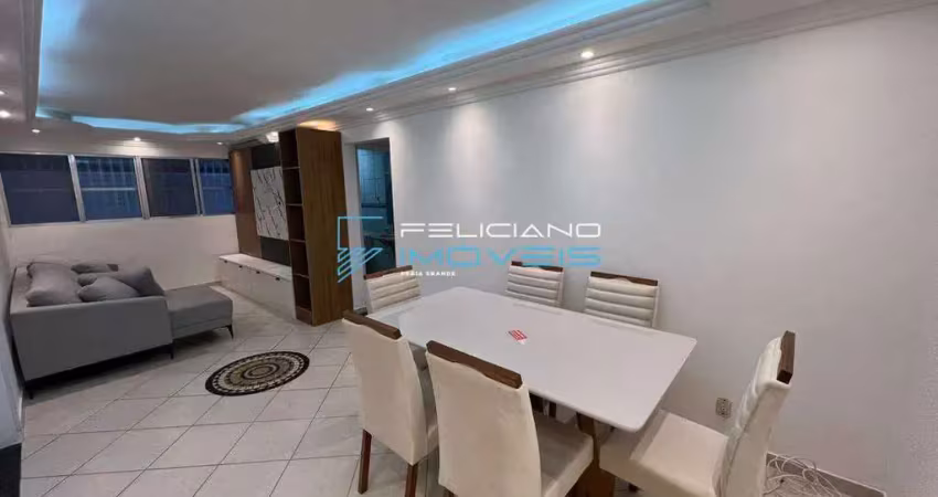 Apartamento com 2 quartos, guilhermina, praia grande - r$ 395 mil, cod: 6042