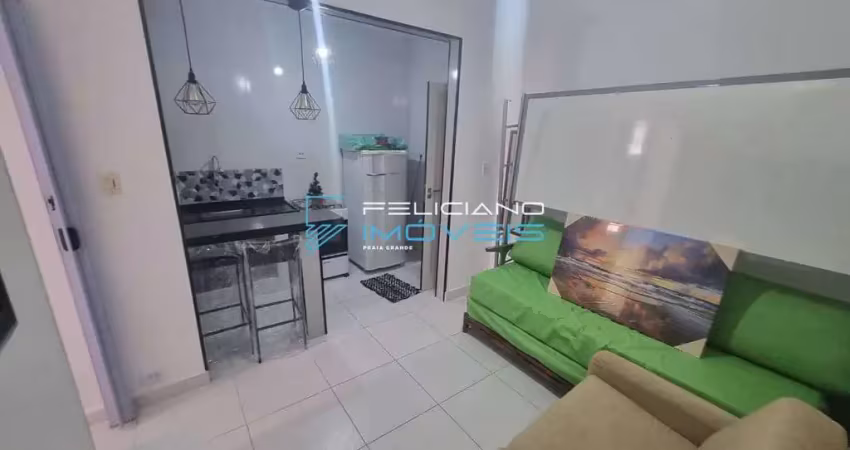 Kitnet com 1 quarto, guilhermina, praia grande - r$ 223 mil, cod: 6535