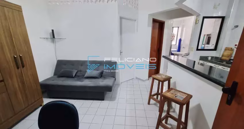 Kitnet com 1 quarto, canto do forte, praia grande - r$ 265 mil, cod: 6609