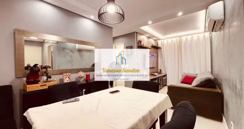 Apartamento no nova cintra, em santos, com 2 dormitórios, elevador e lazer completo