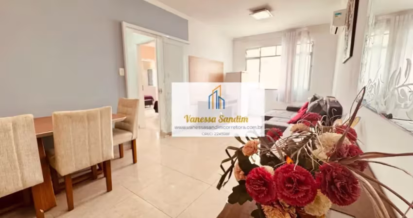 Apartamento no gonzaga, vista mar, mobiliado, excelente para airbnb