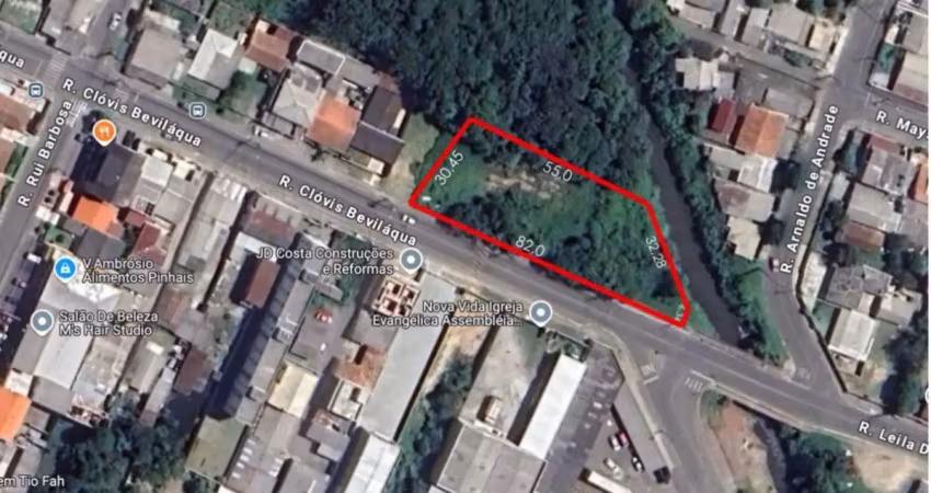 Terreno 2.096 m2:com 82m de frente p/rua clovis bevilaqua 99609.9090