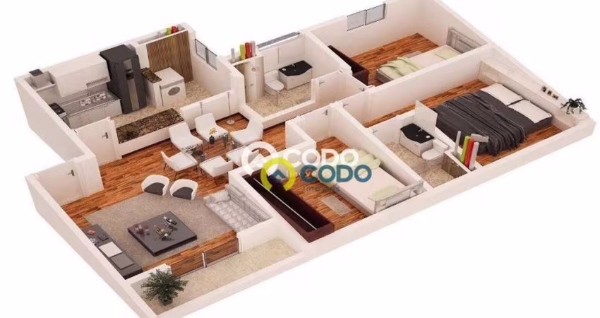 Apartamento Residencial à venda, Nova América, Piracicaba - AP0297.