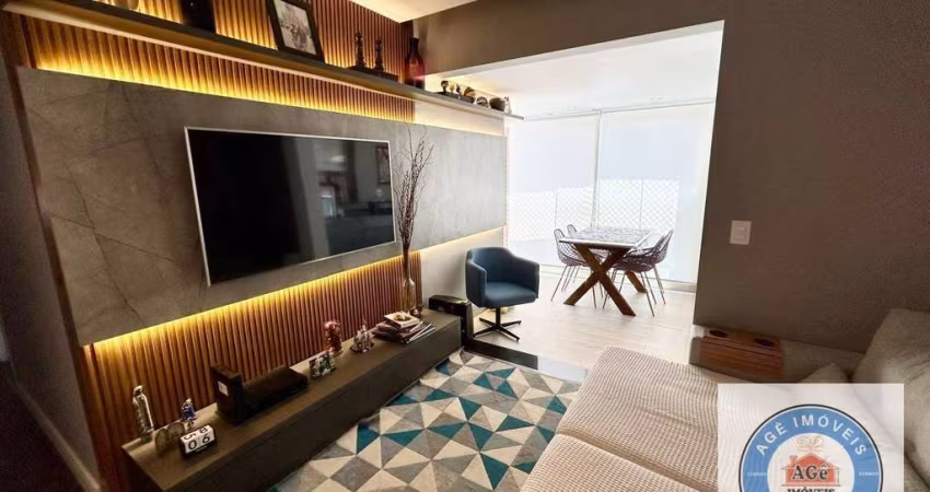Apartamento com 3 dormitórios 2 suítes, 3 vagas de garagem à venda, 90 m² por R$ 1.250.000 - Ipiranga - São Paulo/SP
