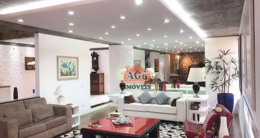 Sobrado com 3 dormitórios à venda, 356 m² por r$ 2.200.000,00 - vila moinho velho - são paulo/sp