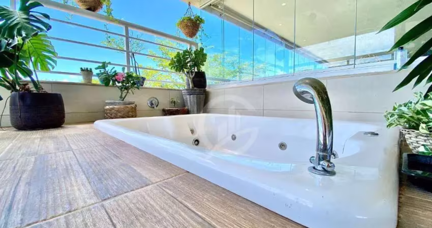 Apartamento cobertura no golf  ville com 3 dormitórios à venda, 203 m² por r$ 2.890.000 - porto das dunas - aquiraz/ce
