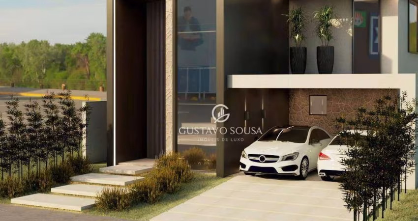 Belíssima Casa com 3 Suítes + Living, 251m2, Cidade Alpha - Euzebio /Ce  Por Apenas 1.690.000.