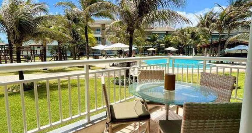 Apartamento no Paraiso das Dunas  com 3 dormitórios à venda, 125 m² por R$ 1.395.000 - Porto das Dunas - Aquiraz/CE