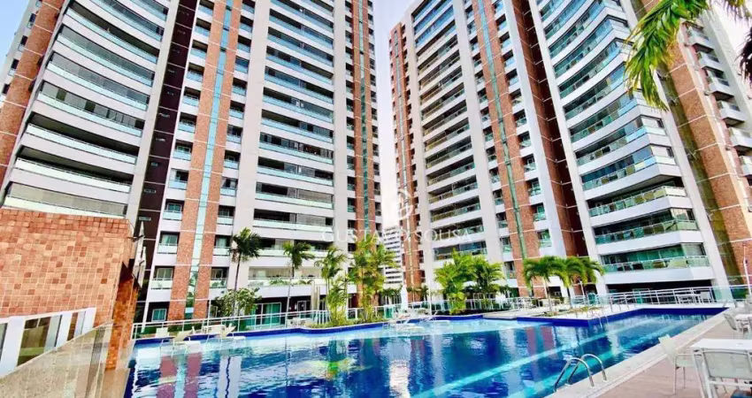 Apartamento à venda, 142 m² por r$ 1.550.000,00 - engenheiro luciano cavalcante - fortaleza/ce