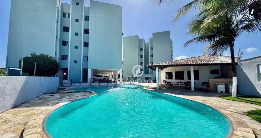 Apartamento com 2 dormitórios à venda, 61 m² por r$ 270.000,00 - porto das dunas - aquiraz/ce